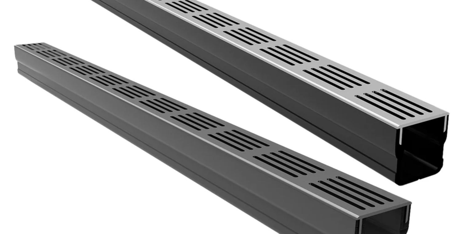 Low Profile Threshold Drains