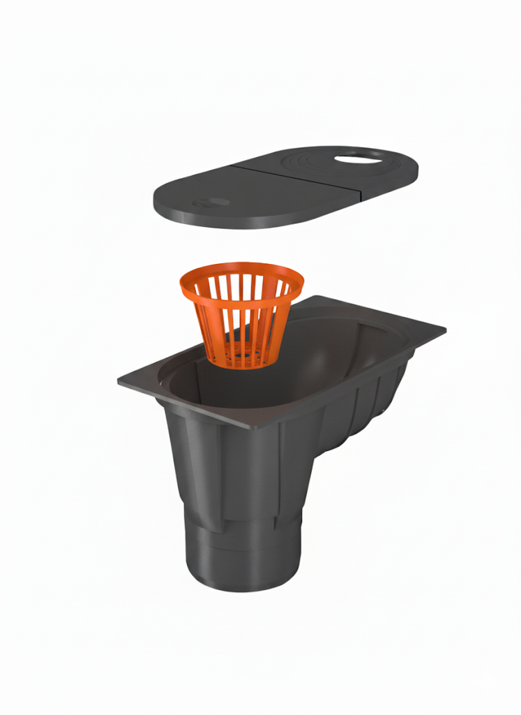 RoofArt PVC Universal Drainage Gully for Steel Guttering – ARM Building ...