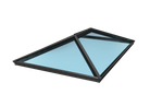 Brett Martin 4 Pane Roof Lantern - Black External Black Internal - Blue Solar Control Self-Clean Glass