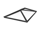 Brett Martin 4 Pane Roof Lantern - Black External Black Internal - Clear Self-Clean Glass