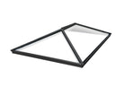 Brett Martin 4 Pane Roof Lantern - Black External White Internal - Clear Self-Clean Glass