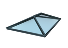 Brett Martin 4 Pane Roof Lantern - Anthracite Grey External White Internal - Blue Solar Control Self-Clean Glass