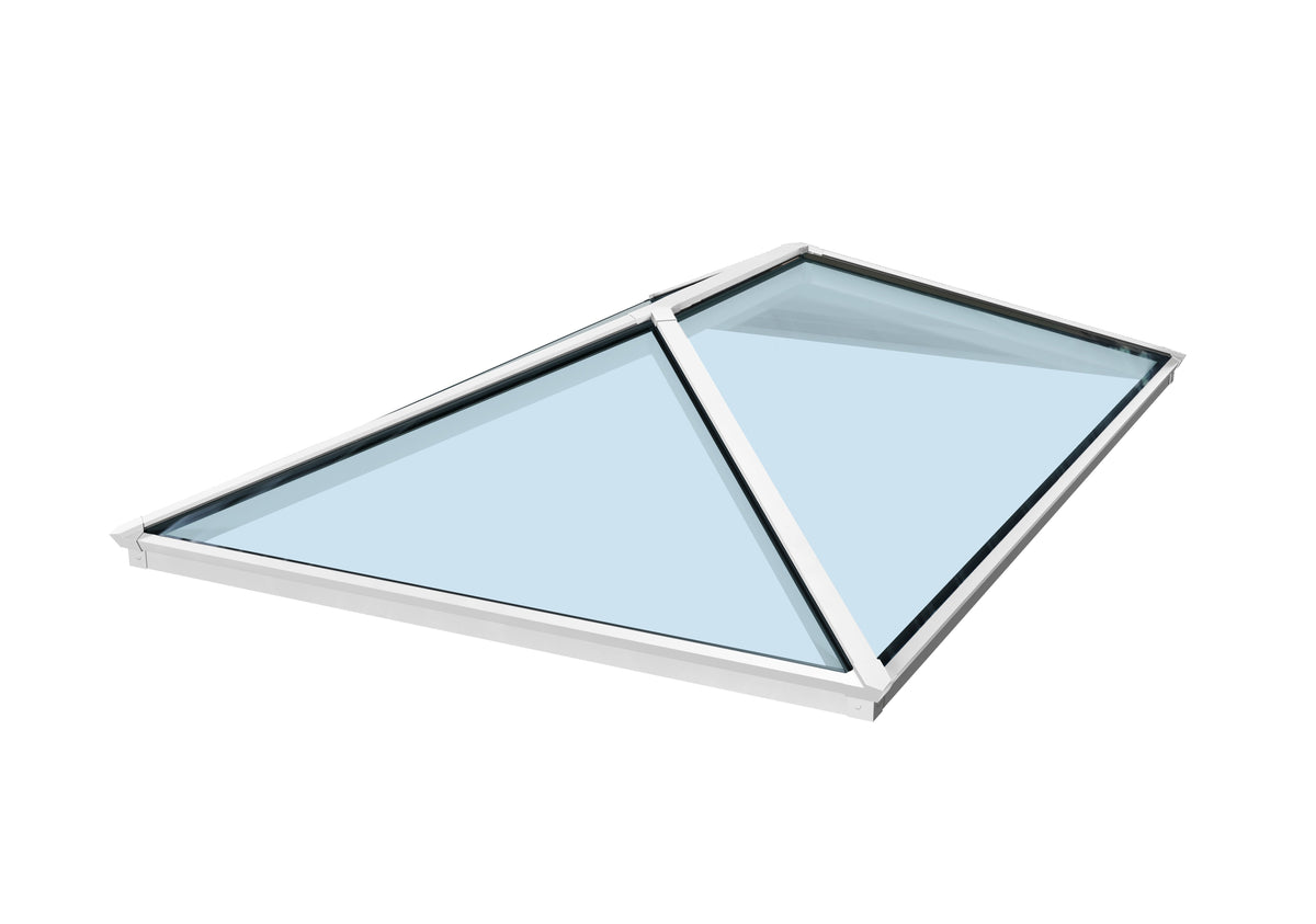 Brett Martin 4 Pane Roof Lantern - White External White Internal - Blue Solar Control Self-Clean Glass
