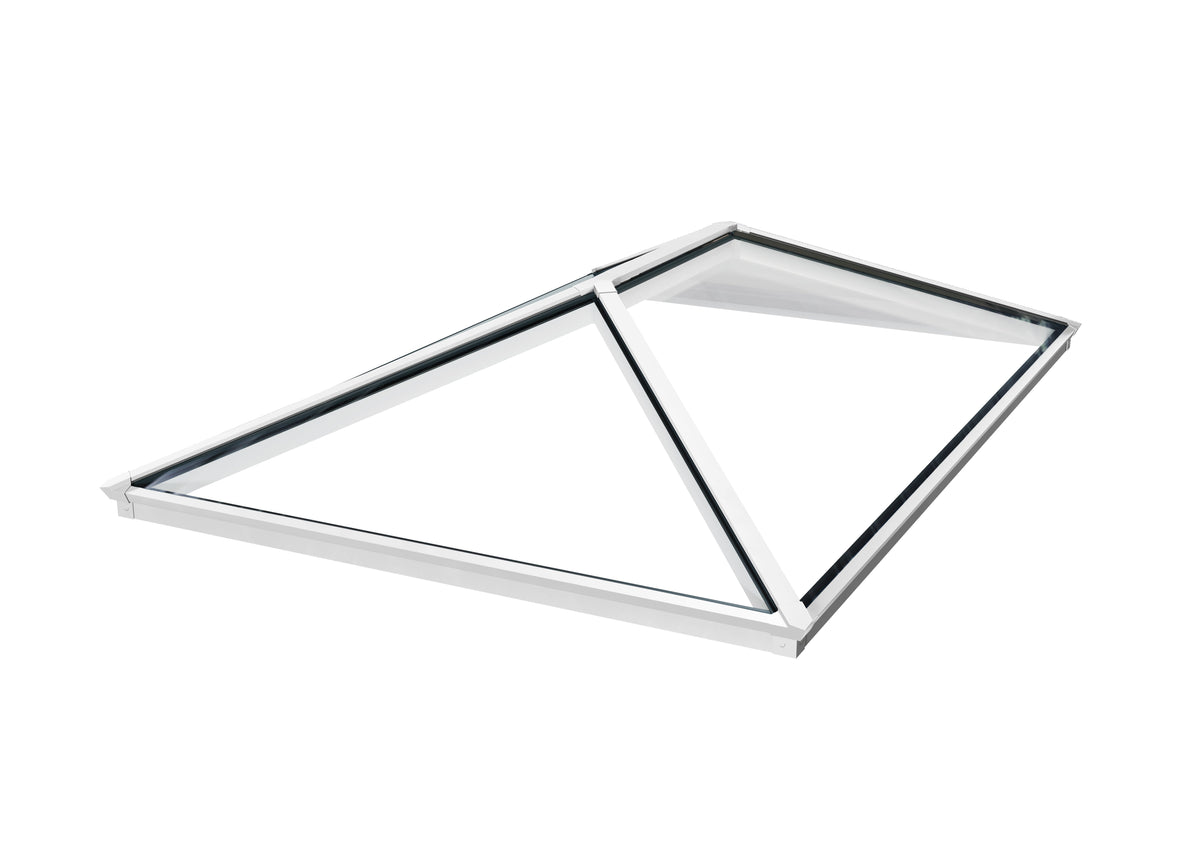Brett Martin 4 Pane Roof Lantern - White External White Internal - Clear Self-Clean Glass